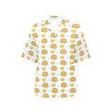 Pancake Pattern Print Design 03 Women's All Over Print Hawaiian Shirt