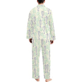 Seahorse shell pattern Men's Long Pajama Set
