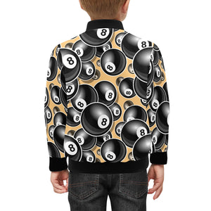 Billiard Ball Pattern Print Design 04 Kids' Boys' Girls' Bomber Jacket