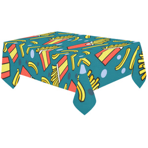 French fries red paper box pattern Tablecloth