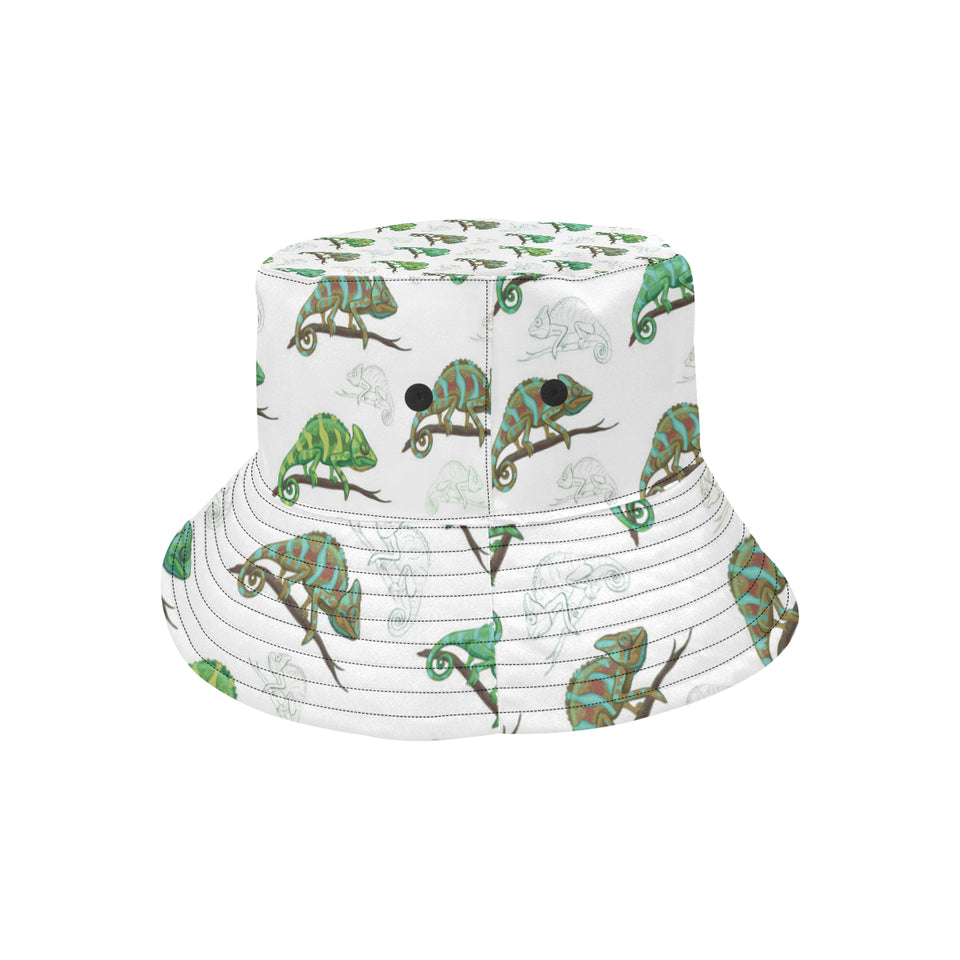 Chameleon lizard pattern Unisex Bucket Hat