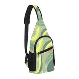 Avocado pattern All Over Print Chest Bag