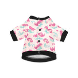 Cute little mermaid pattern All Over Print Pet Dog Round Neck Fuzzy Shirt