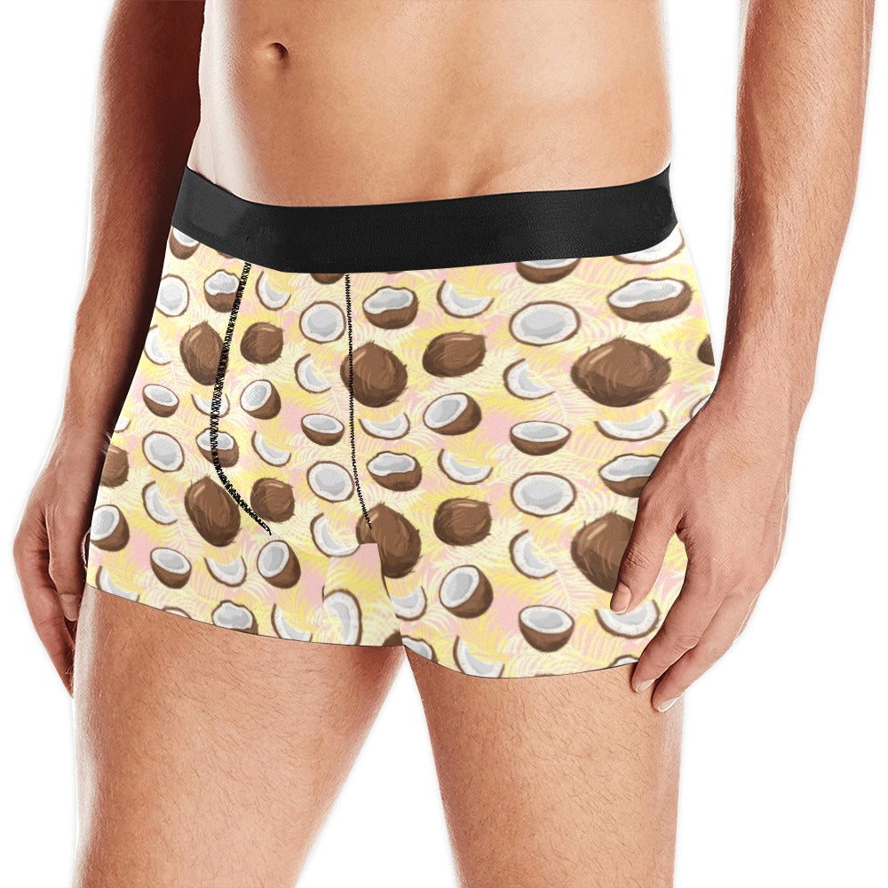 Coconut Pattern Print Design 05 Men's All Over Print Boxer Briefs Men's Underwear