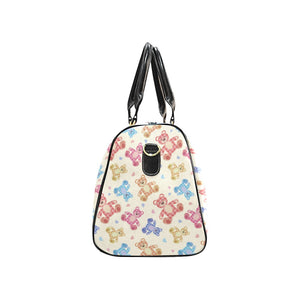 Teddy Bear Pattern Print Design 05 Travel Bag