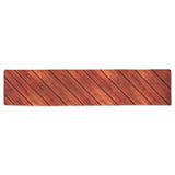 Wood Printed Pattern Print Design 03 Table Runner