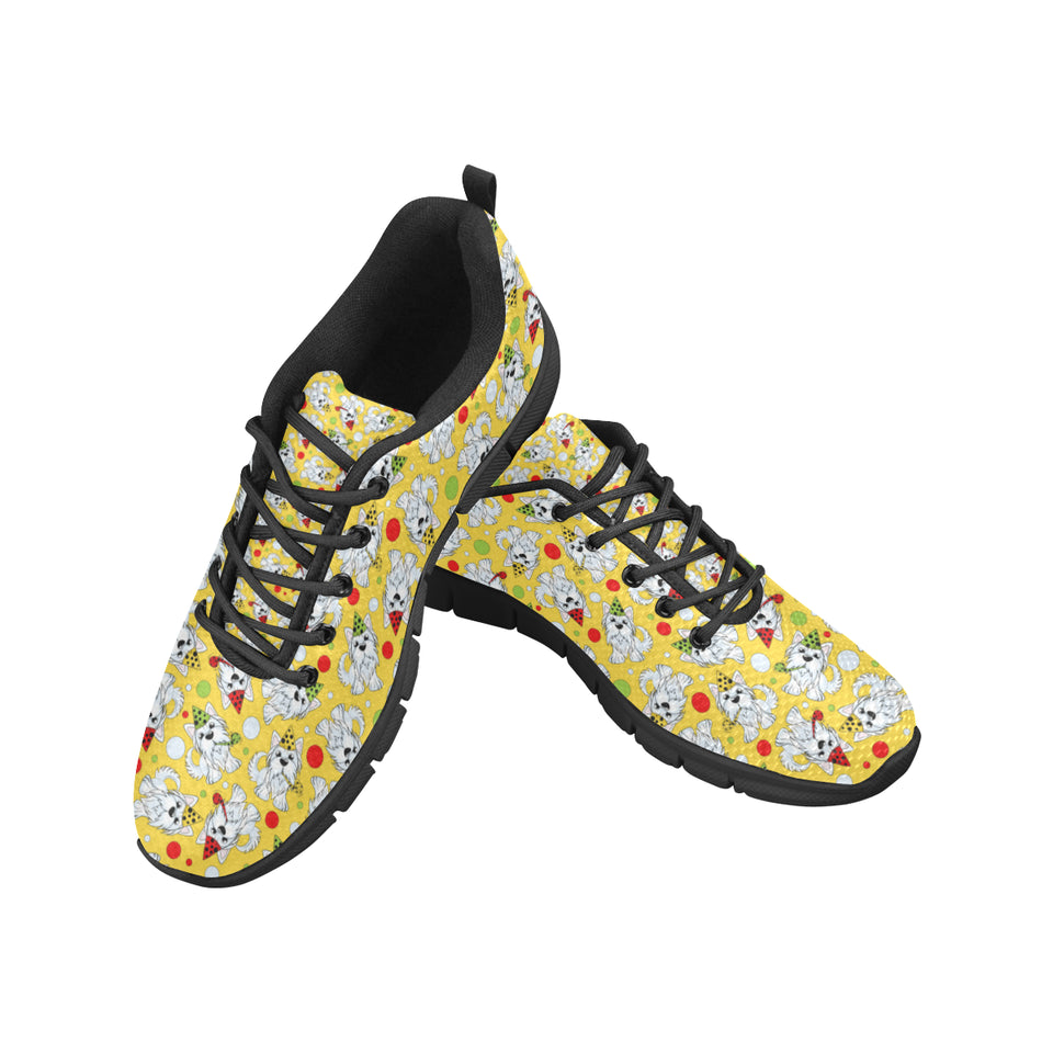 Yorkshire Terrier Pattern Print Design 05 Women's Sneaker Shoes
