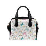 Colorful unicorn pattern Shoulder Handbag