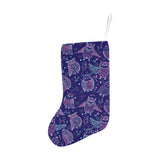 Cute owls pattern boho style ornament Christmas Stocking