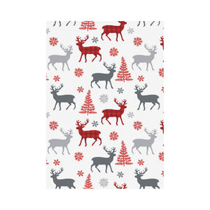 Deer tree snowflakes chrismas pattern House Flag Garden Flag