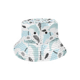 Cute dolphins Childish Style pattern Unisex Bucket Hat