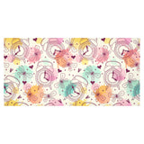 Clock butterfly pattern Tablecloth