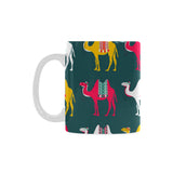 Camel pattern Classical White Mug (Fulfilled In US)