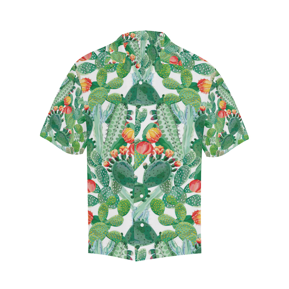 Cactus design pattern copy Men's All Over Print Hawaiian Shirt