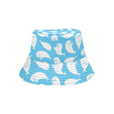 Cute white sea lion seals pattern Unisex Bucket Hat
