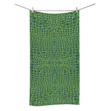 Crocodile Skin Printed Bath Towel