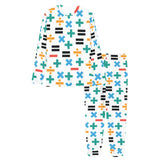 Math Pattern Print Design 05 Women's All Over Print Pajama Set
