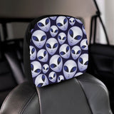 Alien Pattern Print Design 01 Car Headrest Cover