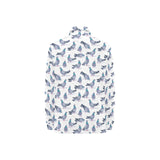 Pigeon Pattern Print Design 03 Women's Long Sleeve Polo Shirt