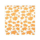 Orange Maple Leaf pattern Gauze Curtain