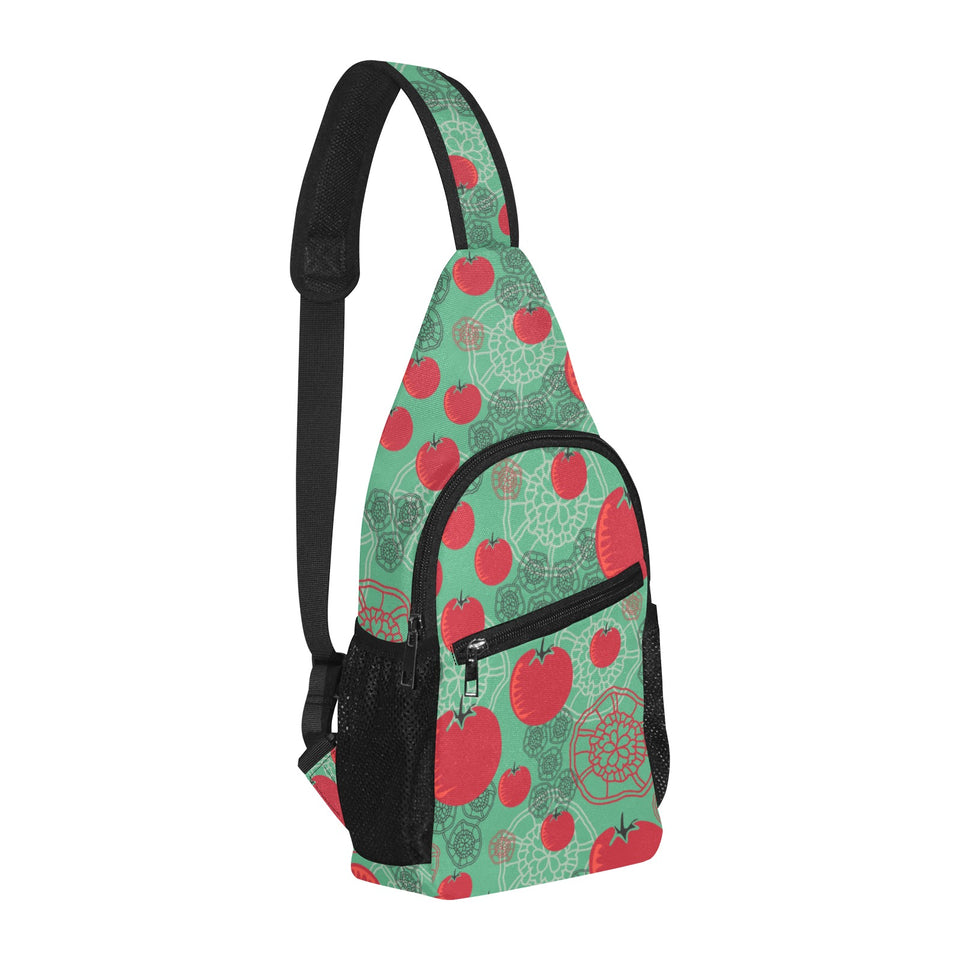 Tomato design pattern All Over Print Chest Bag