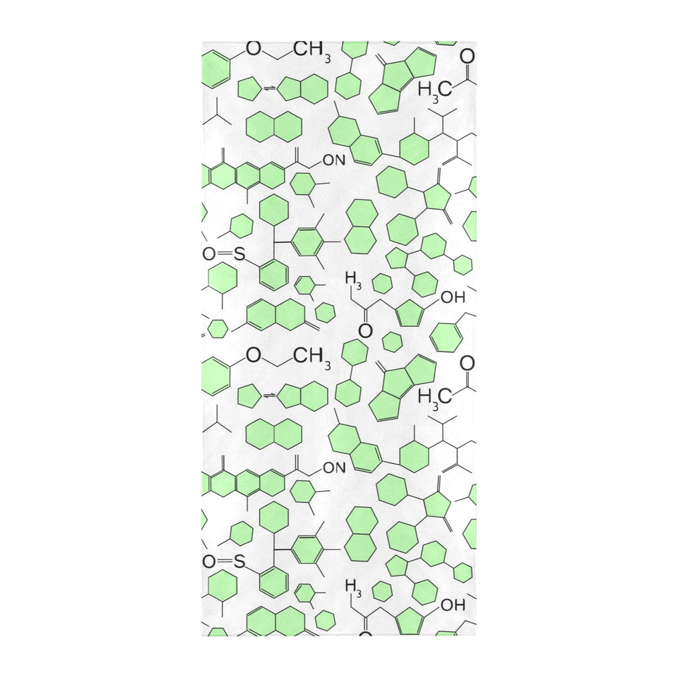 Chemistry Periodic Table Pattern Print Design 03 Beach Towel