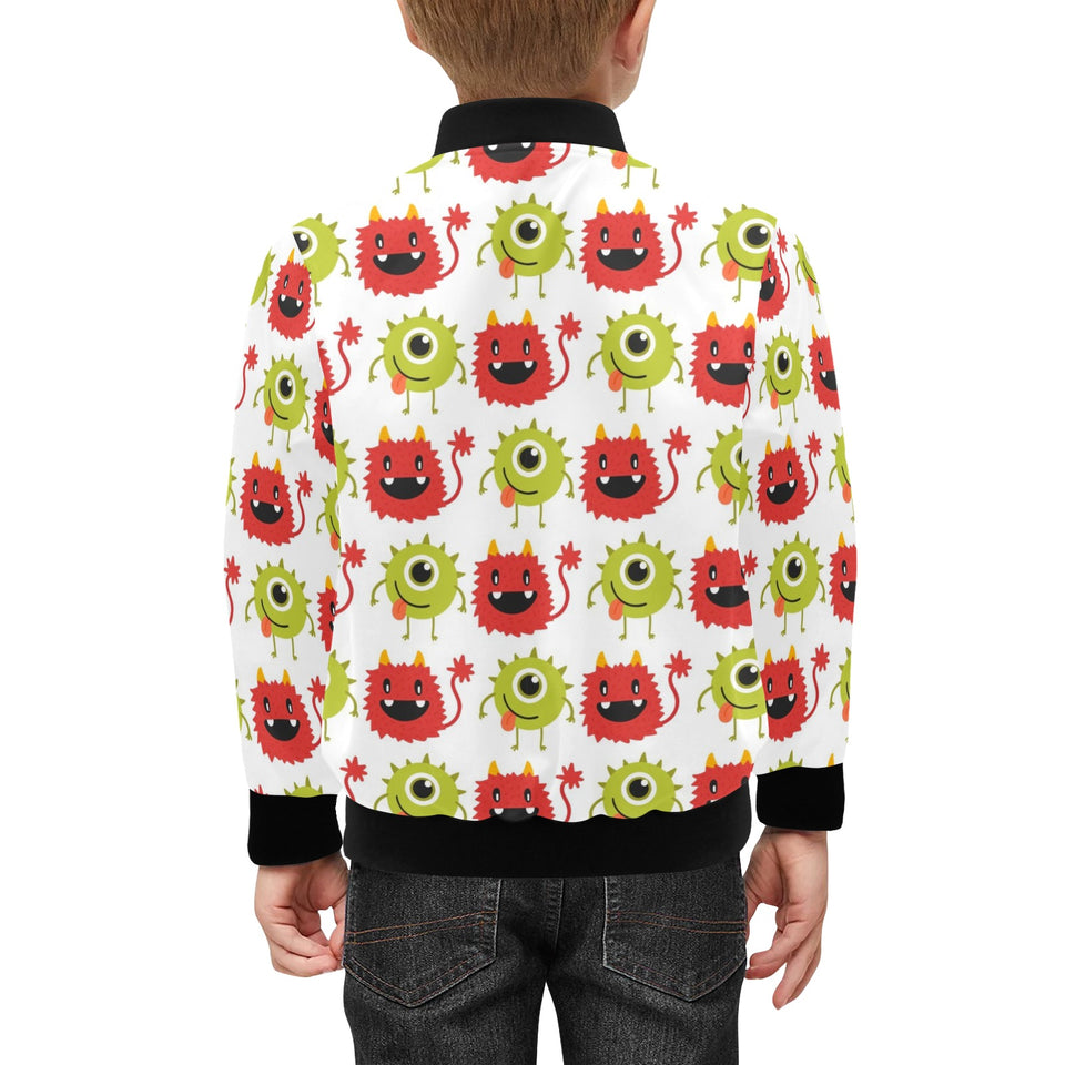Alien Pattern Print Design 05 Kids' Boys' Girls' Bomber Jacket