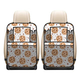 chocolate chip cookie pattern Car Seat Back Organizer
