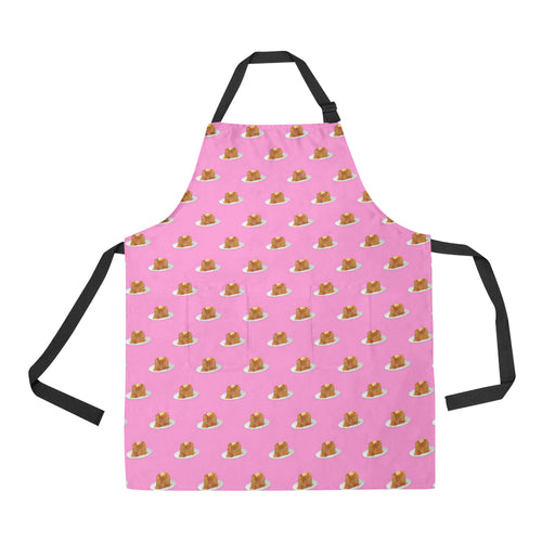 Pancake Pattern Print Design 04 All Over Print Adjustable Apron