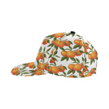 Oranges pattern background All Over Print Snapback Cap