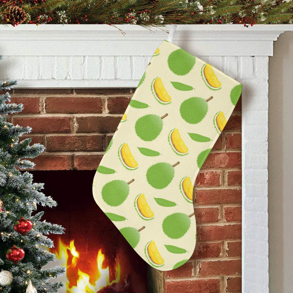 Durian pattern Christmas Stocking