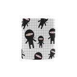Ninja pattern plaid background Morphing Mug Heat Changing Mug