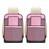 Sweet candy pink background Car Seat Back Organizer