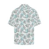 Shell polynesian tribal Men's All Over Print Hawaiian Shirt