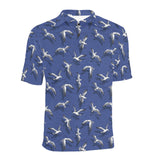 Seagull Pattern Print Design 03 Men's All Over Print Polo Shirt