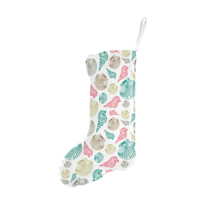 Colorful shell pattern Christmas Stocking