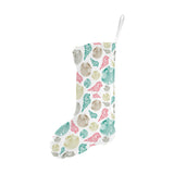 Colorful shell pattern Christmas Stocking