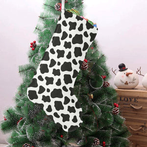 Cow skin pattern Christmas Stocking