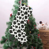 Cow skin pattern Christmas Stocking