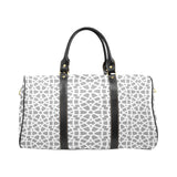 arabic gray pattern Travel Bag