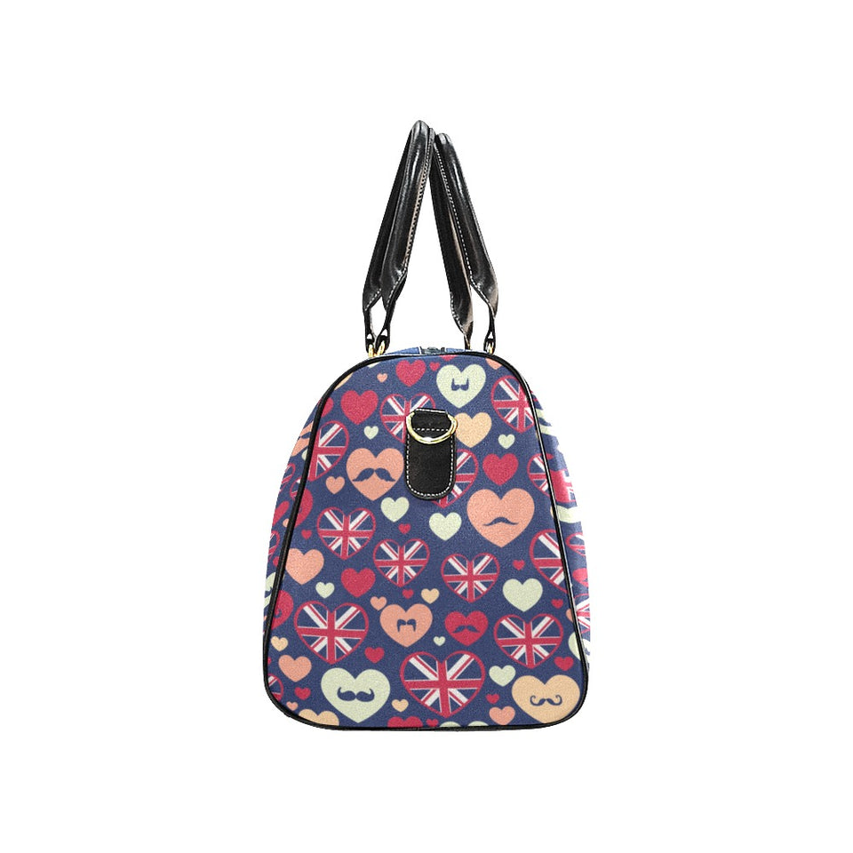 British Pattern Print Design 02 Travel Bag