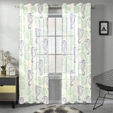 Seahorse shell pattern Gauze Curtain