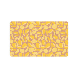 Potato Chips Pattern Print Design 01 Doormat
