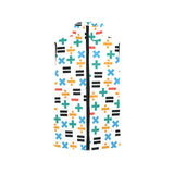 Math Pattern Print Design 05 Women's Padded Vest