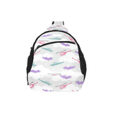 Helicopter plane pattern All Over Print Chest Bag
