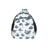 Pigeon Pattern Print Design 02 All Over Print Chest Bag