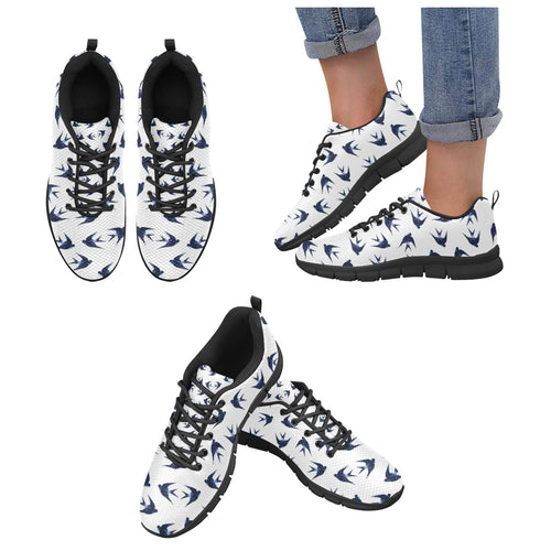 Swallow Pattern Print Design 03 Women's Sneaker Shoes