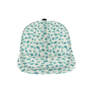 Green ginkgo leaves pattern All Over Print Snapback Cap