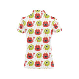 Alien Pattern Print Design 05 Women's All Over Print Polo Shirt