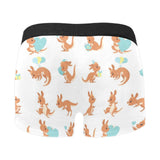Cute Kangaroo pattern Men's All Over Print Boxer Briefs Men's Underwear